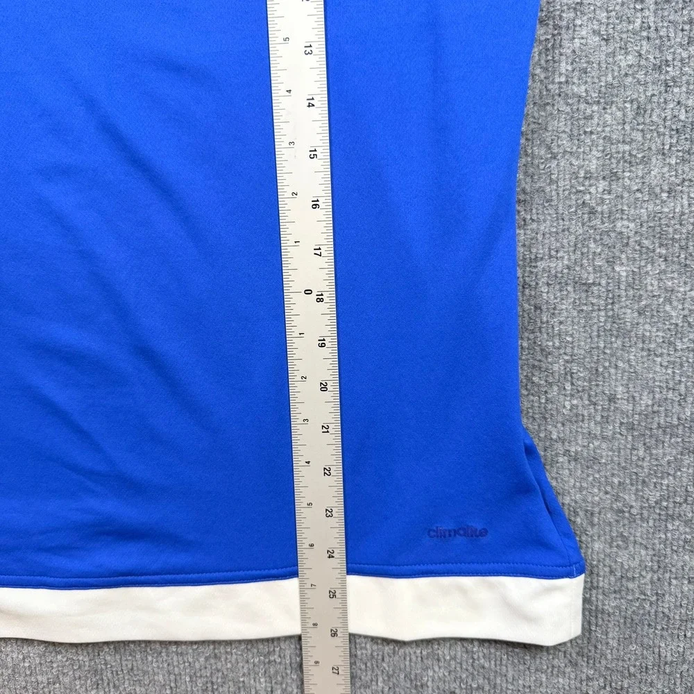 Adidas Juventus Training Jersey Mens Small Blue Climalite S16148 Soccer Shirt